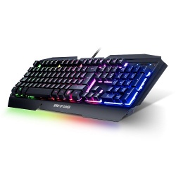 Spirit of Gamer Pro-K5 Clavier semi-mécanique pour gamer, rétro-éclairage RGB (AZERTY, Français) – Image 3
