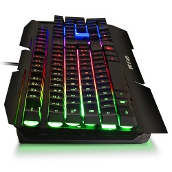 Spirit of Gamer Pro-K5 Clavier semi-mécanique pour gamer, rétro-éclairage RGB (AZERTY, Français) – Image 5