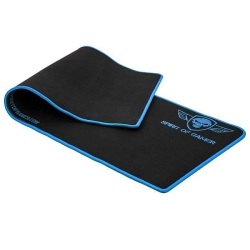 SPIRIT OF GAMER Tapis de souris Gaming XXL - Pour clavier & souris - 30x78x0,5cm - Bleu Victory