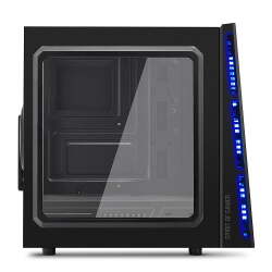 Spirit of Gamer Deathmatch 5 (Bleu) Boîtier Moyen Tour Noir avec fenêtre – Image 5