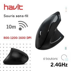 SOURIE HAVIT SANS FIL MS550GT OPTICAL VERTICAL