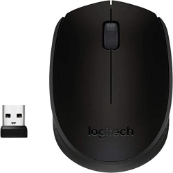 SOURIS LOGITECH SANS FIL M171 BLACK-RED-BLUE – Image 3