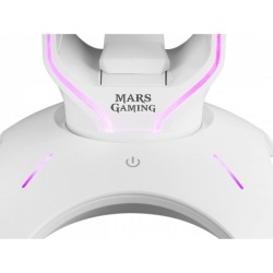 SUPPORT CASQUE MARS GAMING 3 in1 MHHPRO WHITE DIGITAL CONTROL RGB – Image 5