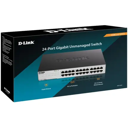 SWITCH D-LINK DGS-1024C 24 PORTS 10/100/1000 MBPS