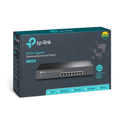 SWITCH TP-LINK TL-SG1008 8 PORTS GIGABIT