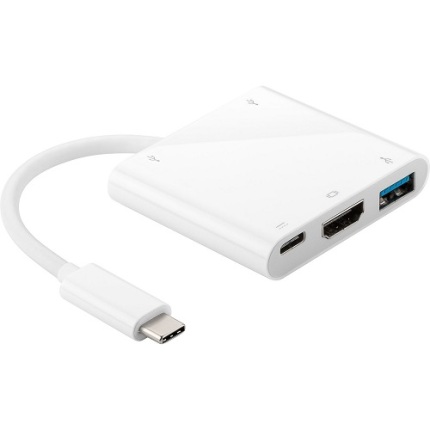 Type-C Adapter 3 in 1 (HDMI 4k +Usb 3.0+Type-c)