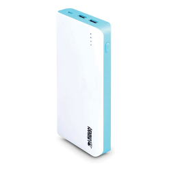 POWER BANK URBAN FACTORY 20800mAh de secours externe universelle avec 2 ports USB 1 A et 2.1 A – Image 3