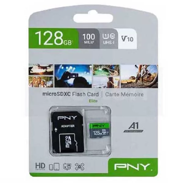 pny micro sdxc 128gb class 10 memoire carte jpg Senia informatique Algerie
