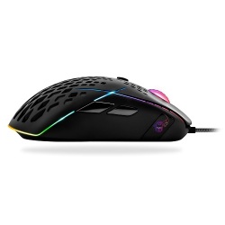 Spirit of Gamer Xpert-M100 Souris filaire pour gamer - droitier - capteur optique 12400 dpi - 8 boutons programmables - rétroéclairage RGB – Image 4