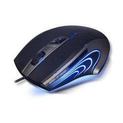 Spirit of Gamer XPert-M5 SOURIS FILAIRE POUR GAMER - DROITIER - CAPTEUR 6000 DPI - 9 BOUTONS PROGRAMMABLES - RÉTRO-ÉCLAIRAGE BLEU - POIDS AJUSTABLE – Image 2