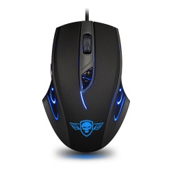 Spirit of Gamer XPert-M5 SOURIS FILAIRE POUR GAMER - DROITIER - CAPTEUR 6000 DPI - 9 BOUTONS PROGRAMMABLES - RÉTRO-ÉCLAIRAGE BLEU - POIDS AJUSTABLE – Image 3